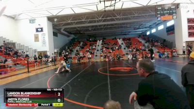 105-113 lbs Round 2 - Jadyn Flores, Powell Wrestling Club vs Landon Blankenship, Cody Wrestling Club