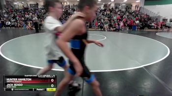 75 lbs Champ. Round 1 - Hunter Hamilton, Greater Heights vs Jack Seago, Open Mats