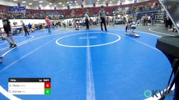 70 lbs Consi Of 4 - Gavino Perez, Marlow Outlaws vs Casin Gurrea, OKC Saints Wrestling