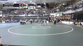140 lbs Quarterfinal - Kynley Griffin, Phillipsburg HS vs Annabelle Soell, Gypsum-Southeast Of Saline HS