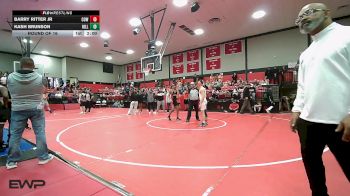 119 lbs Round Of 16 - Barry Ritter Jr, Coweta vs Kash Brunson, Hilldale