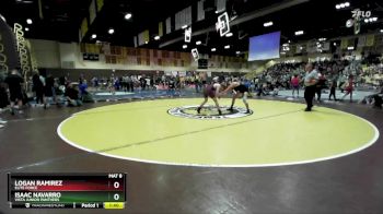 119 lbs Semifinal - Logan Ramirez, Elite Force vs Isaac Navarro, Vista Junior Panthers