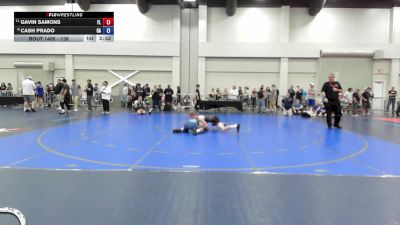138 lbs Champ. Round 3 - Gavin Samons, FL vs Cash Prado, GA