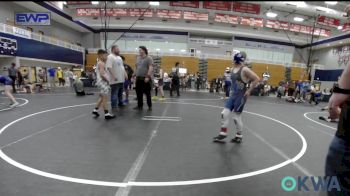 85 lbs Quarterfinal - Noah Yates, Newcastle Youth Wrestling vs Lennon Lantz, Standfast OKC