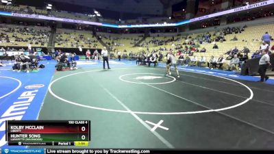 150 Class 4 lbs Champ. Round 1 - Kolby McClain, Liberty vs Hunter Song, Lafayette (Wildwood)