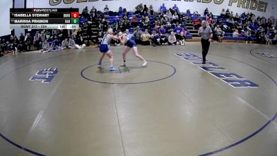 124 lbs Cons. Round 4 - Marissa Prignon, Kiski Area Hs vs Isabella Stewart, Burrell Hs