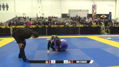 Mae S Isaacs vs Helena Crevar 2024 World IBJJF Jiu-Jitsu No-Gi Championship