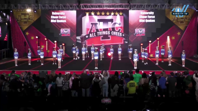 University Cheer Force - Mini Quakes [2024 L1 Mini 1] 2024 ATC Bellevue ...