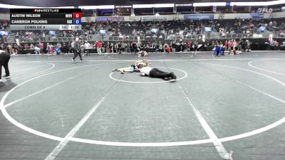 110 lbs Consi Of 4 - Austin Wilson, Rhyno Academy Of Wrestling vs Cameron Polking, Ggb