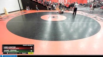 106 lbs Champ. Round 2 - Jake Lowitzki, Crystal Lake (PRAIRIE RIDGE) vs Daniel Lehman, Arlington Heights (HERSEY)