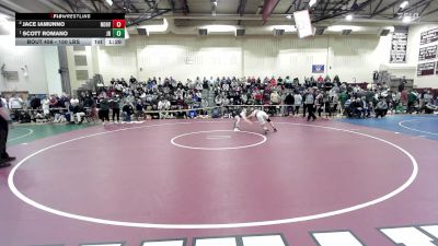 150 lbs Final - Jace Iamunno, North Haven vs Scott Romano, Joel Barlow