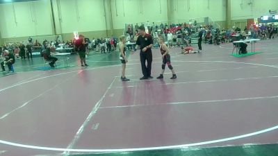 84-93 lbs Rr Rnd 1 - Oliver Prussman, Unattached vs Rayne Cummings, Hernando Wrestling Club