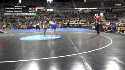 149 lbs Cons. Round 3 - Brennan Watkins, King (TN) vs Gabriel Onorato, Glenville St.