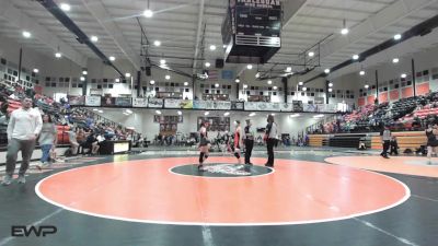 117 lbs Round Of 16 - Italia Karwoski, Tahlequah JH Girls vs Abigail Jacobsen, Sperry HS Girls