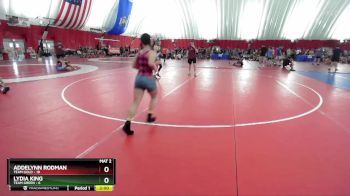 120 lbs Round 1 (6 Team) - Addelynn Rodman, Team Gold vs Lydia King, Team Green