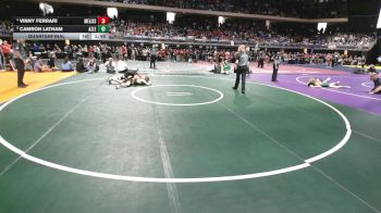 5A 132 lbs Quarterfinal - Camron Latham, Azle vs Vinny Ferrari, Melissa