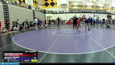 187 lbs Quarterfinal - Angadbir Chauhan, Fishers Wrestling Club vs Bradley Rivera, Elite Athletic Club