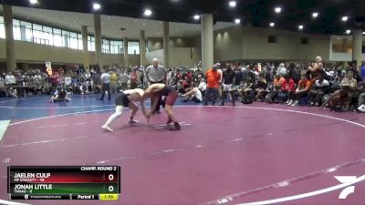 165 lbs Round 2 Champ & Wb (32 Team) - Jonah Little, TNAAU vs Jaelen Culp, MF Dynasty