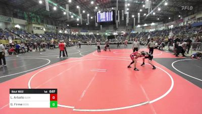 100 lbs Consi Of 8 #2 - Luiz Arballo, Glenwood Springs Middle School vs Grant Firme, Sedgwick County