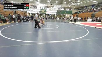 144 lbs Champ. Round 2 - Caleb Benevides, Brawley vs Ivan Nowicki, Corona Del Sol
