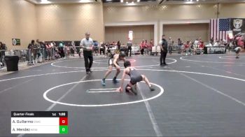 78 lbs Quarterfinal - Ausome Guillermo, Coachella Valley WC vs Archie Mendez, Nevada Elite WC