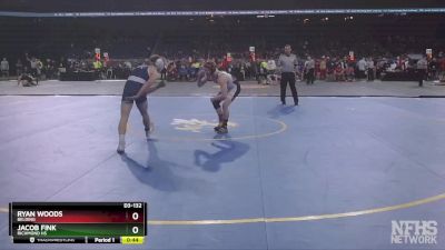 D3-132 lbs Cons. Round 3 - Ryan Woods, Belding vs Jacob Fink, Richmond HS