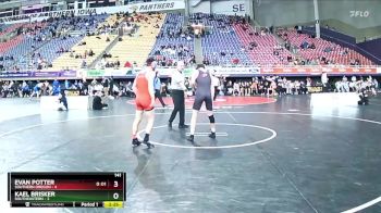 141 lbs Quarters & 1st Wb (16 Team) - Kael Brisker, Southeastern vs Evan Potter, Southern Oregon