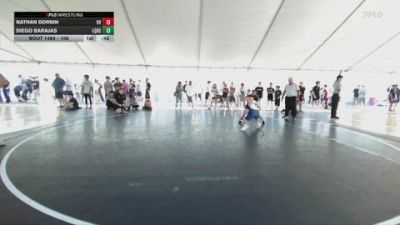 106 lbs Cons. Round 2 - Nathan Dornin, Valley View vs Diego Barajas, La Quinta High School