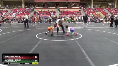 70 lbs Cons. Round 1 - Jordyn Monroe, WR - Topeka Blue Thunder vs Au`breigh Garcia, U Town Hammers