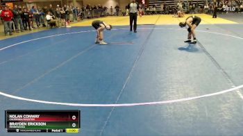 102 lbs Quarterfinal - Brayden Erickson, Minnewaska vs Nolan Conway, Caledonia/Houston