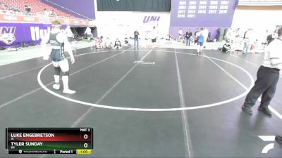 152 lbs Cons. Round 3 - Luke Engebretson, IA vs Tyler Sunday, WI