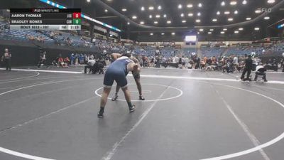197 lbs Cons. Round 5 - Bradley Bones, Corban University vs Aaron Thomas, Labette Community College