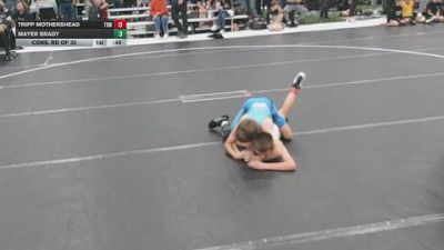 80 lbs Cons. Rd Of 32 - Mayer Brady vs Tripp Mothershead, The Best Wrestler