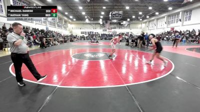 150 lbs Consi Of 8 #1 - Michael Danese, Cheshire vs Nathan Yang, Windsor