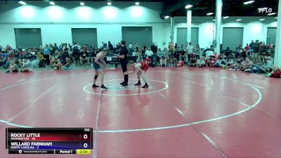 110 lbs 2nd Wrestleback (16 Team) - Rocky Little, Washington vs Willard Farnham, North Carolina