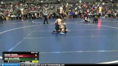 125 lbs Champ. Round 2 - Drake Troxel, Nebraska Wrestling Academy vs Ben Gallagher, Moen Wrestling Academy