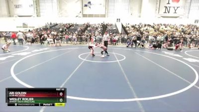 70 lbs Champ. Round 1 - Wesley Rokjer, Shaker Youth Wrestling vs Ari Goldin, Club Not Listed