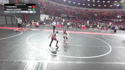 60 lbs Cons. Semi - Dekker Kamrath, Waterford Youth Wrestling Club vs Tyson Seitz, De Pere Youth Wrestling