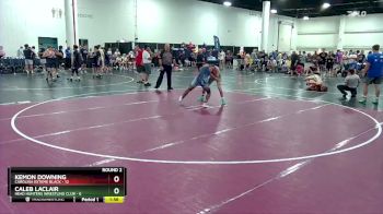 126 lbs Round 2 (8 Team) - Caleb Laclair, Head Hunters Wrestling Club vs Kemon Downing, Carolina Exteme Black