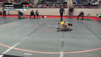 75_B lbs 5th Place - Joey Myers, Portage vs Gabe Peace, Quaker Valley