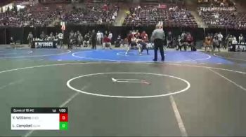 160 lbs Consi Of 16 #2 - Luke Campbell, Slammers vs Yance Williams, Shed Wrestling