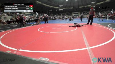 49 lbs Rr Rnd 3 - Crew Andrews, Team Tulsa Wrestling Club vs Stetson Manuel, Blackwell Wrestling Club