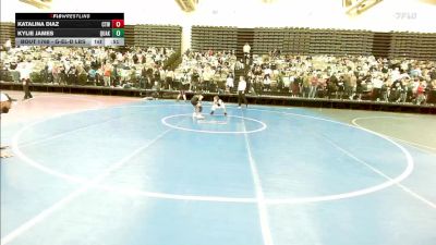 Quarterfinal - Katalina Diaz, Cordoba Trained vs Kylie James, Quakertown Youth Wrestling Club