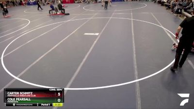 57-63 lbs Cons. Semi - Carter Schmitz, Monticello Wrestling Club vs Cole Pearsall, Minnesota