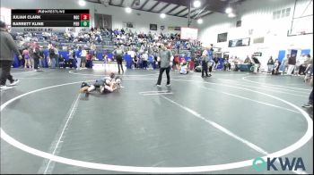 52 lbs Consi Of 8 #2 - Julian Clark, Norman Grappling Club vs Barrett Kline, Piedmont