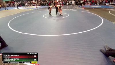 138 lbs Cons. Round 2 - Kai Blumenthal, Douglas vs Coleman Smith, Redwood -Visalia