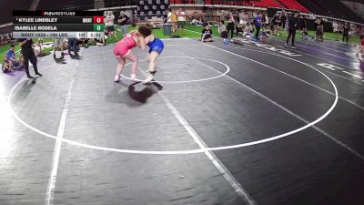 190 lbs Champ. Round 2 - KyLee Lindsley, Montana vs Isabelle Rodela