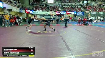 AA - 160 lbs Quarterfinal - Boden Bentley, Billings West vs Timmy Rodriguez, Billings Senior High School