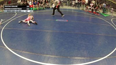 56 lbs Cons. Quarters - Paxton Henline, Uintah Wrestling vs Kenton Schwettman, Colorado Hammers
