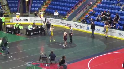 252 lbs Round Of 32 - Bobby Hack, Brookville vs Aiden Piper, Derry